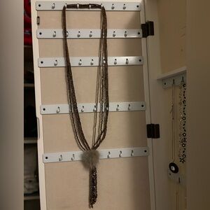 NWOT Brown Beaded Necklace